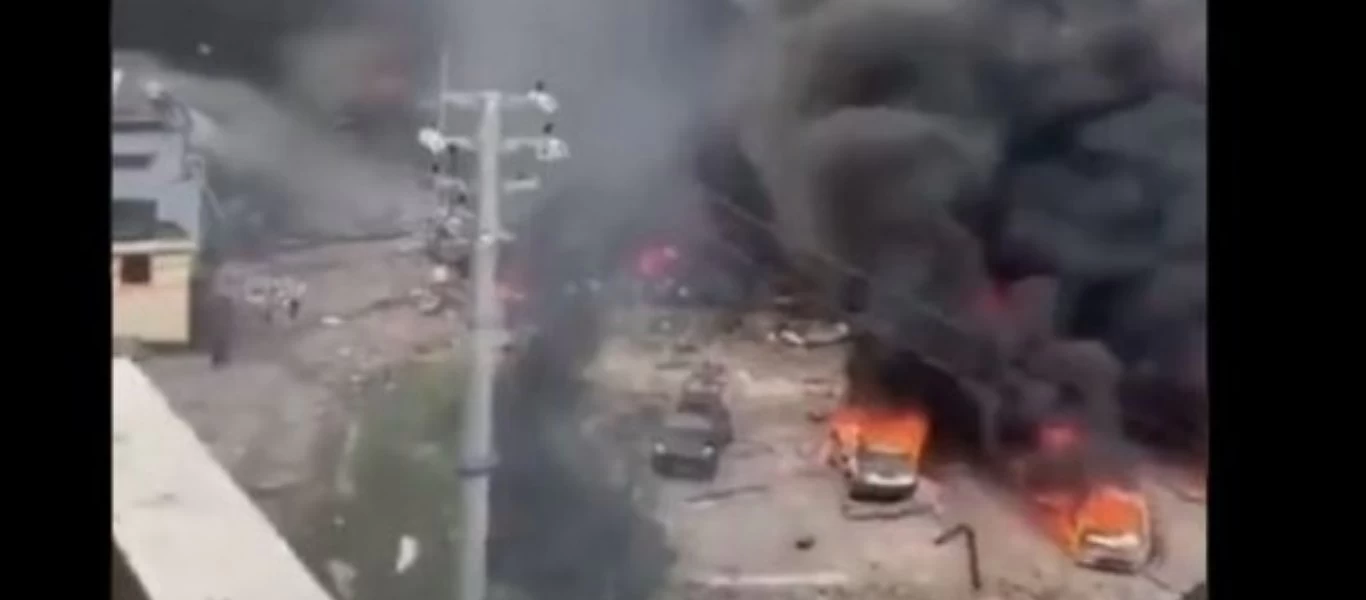 Κίνα: Εξερράγη βυτιοφόρο - Δεκάδες τραυματίες και 4 νεκροί (βίντεο)